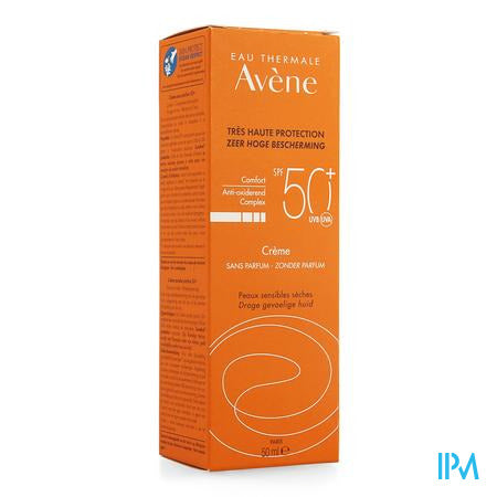 Avene Zon Ip50+ Creme Solaire S/parfum 50ml