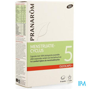 Oleocaps+ Bio 5 Menstruatie Caps 30