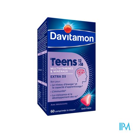 Davitamon Teens Aardbei Comp 60