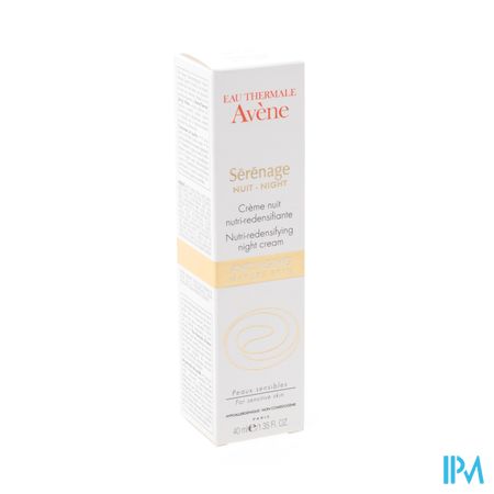 Avene Serenage Creme Nutri Redensifiant Nacht 40ml