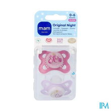Charger l'image dans la galerie, Mam Original Night Fopspeen Silic. 0-6m Pink 2
