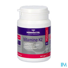 Charger l&#39;image dans la galerie, Mannavital Vitamine K2 Platinum V-caps 60
