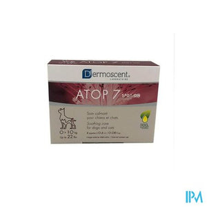 Dermoscent Atop 7 Spot On Hond Kat 1-10kg 4x0,6ml