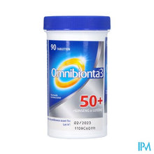 Charger l'image dans la galerie, Omnibionta3 50+ Multivitamines voor Vitaliteit  met Ginseng (90 tabletten)

