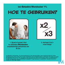 Afbeelding in Gallery-weergave laden, Iso Betadine 1% Nf Mondwater 200ml Ready To Use
