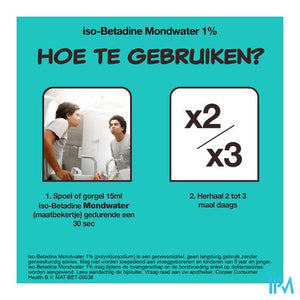 Iso Betadine 1% Nf Mondwater 200ml Ready To Use
