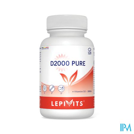 D2000 Pure Caps 120 Lepivits