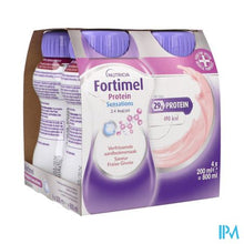Charger l'image dans la galerie, Fortimel Protein 2.4kcal Verfriss Aardbei 4x200ml
