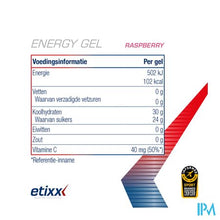 Charger l'image dans la galerie, Etixx Energy Gel Raspberry 12x40ml
