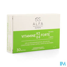 Charger l'image dans la galerie, Alfa Vitamine K2 D3 Forte Softgel 30
