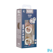 Charger l&#39;image dans la galerie, Bibs 3 Fopspeen Duo Glowindark Vani/blush 2

