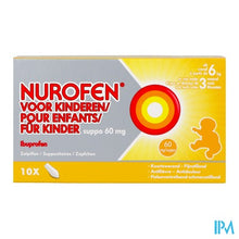 Afbeelding in Gallery-weergave laden, Nurofen Kind 60mg Suppo 10x60mg
