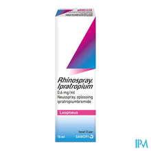 Charger l'image dans la galerie, Rhinospray Ipratropium 0,6mg/ml Neusspray 15ml
