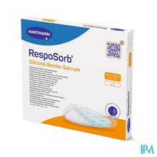 Load image into Gallery viewer, Resposorb Silicone Border Sacrum 18x18 3 4130170

