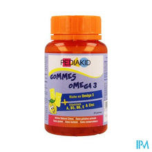 Afbeelding in Gallery-weergave laden, Pediakid Gummies Omega 3 Gommetjes 60
