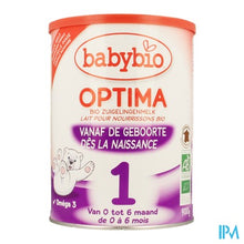 Afbeelding in Gallery-weergave laden, Babybio Optima 1 Zuigel.melk Bio Bifidus 0-6m 900g
