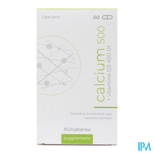 Charger l'image dans la galerie, Multipharma D3 500mg/400ui Caps 60
