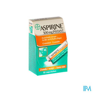 Aspirine Instant 500mg Zakje 10 X 500mg