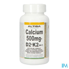 Afbeelding in Gallery-weergave laden, Altisa Calcium 500mg + Vit.d2 + Vit.k2 Pot Tabl 90

