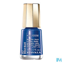 Afbeelding in Gallery-weergave laden, Mavala Color Vibe Colors+silic.vao Bold Blue 5ml
