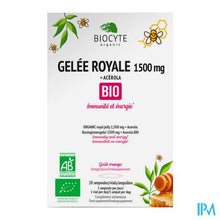 Charger l'image dans la galerie, Biocyte Gelee Royale 1500mg Bio Amp 20
