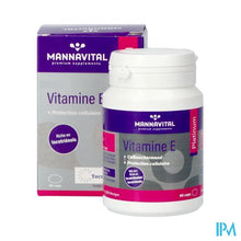 Afbeelding in Gallery-weergave laden, Mannavital Vitamine E Caps 60
