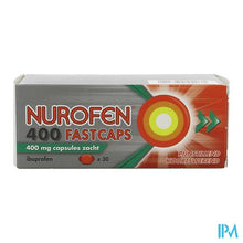 Afbeelding in Gallery-weergave laden, Nurofen 400 Fastcaps 400mg Pi Pharma Caps 30 Pip
