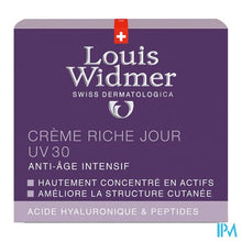 Load image into Gallery viewer, Widmer Iaa Dagcreme Rijk Uv30 Parf Pot 50ml

