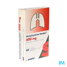 Load image into Gallery viewer, Acetylcysteine Sandoz 600mg Cpr Eff. 60
