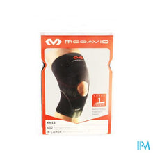 Load image into Gallery viewer, Mcdavid Knee Supp.open Patella Black/scarl. Xl 402
