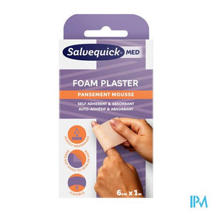 Salvequick Foam Plaster 6cmx1m