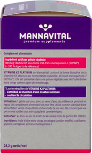 Mannavital Vitamine K2 Platinum V-caps 60
