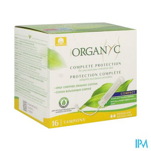 Organyc Tampon Compact Regular Bio Katoen 16