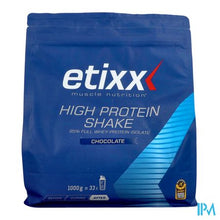 Afbeelding in Gallery-weergave laden, Etixx High Protein Shake Chocolate Pdr 1000g
