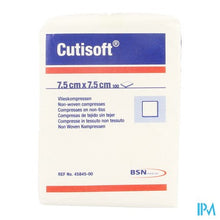 Afbeelding in Gallery-weergave laden, Cutisoft N/st Non Woven 4pl 7,5x 7,5cm 100
