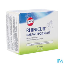 Charger l'image dans la galerie, Rhinicur Nasaal Spoelzout Zakje 20x2,5g
