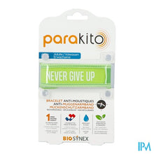 Load image into Gallery viewer, Para'kito Armband Volwassen Never Give Up Groen

