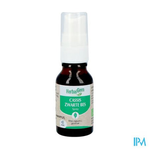 Herbalgem Zwarte Bes Bio Spray 15ml