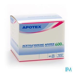 Acetylcysteine Apotex Sach 60 X 600mg