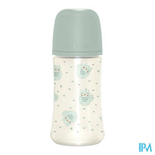 Afbeelding in Gallery-weergave laden, Suavinex Bonhomia Bottle Pa Sili. Owl Green 270ml
