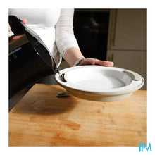 Charger l'image dans la galerie, Ornamin Isolerend Bord 25,5cm Wit/grijs
