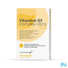 Afbeelding in Gallery-weergave laden, Vitamine D Complex Ultra 3000ui 120 Natural Energy
