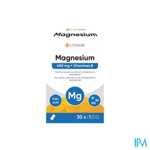 Charger l'image dans la galerie, Livsane Magnesium 450mg + Vitamines B Tabl 30
