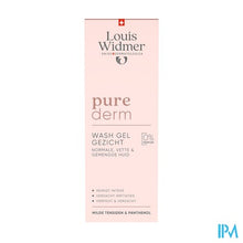 Charger l'image dans la galerie, Widmer Purederm Wash Gel Gezicht Zonder Parfum 125ml
