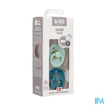Load image into Gallery viewer, Bibs 1 Fopspeen Duo Mint/forest Lake 2
