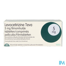 Afbeelding in Gallery-weergave laden, Levocetirizine Teva 5mg Filmomh Tabl 60 X 5mg
