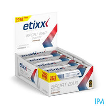 Load image into Gallery viewer, Etixx Energy Sport Bar Chocolate 12x40g
