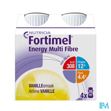 Charger l'image dans la galerie, Fortimel Energy Multi Fibre Vanille 4x200ml
