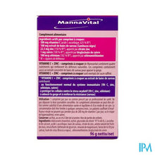 Charger l'image dans la galerie, Mannavita Vitamine C + Zink Kauwtabl 60
