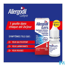 Afbeelding in Gallery-weergave laden, Allergodil Collyre Fl 6ml

